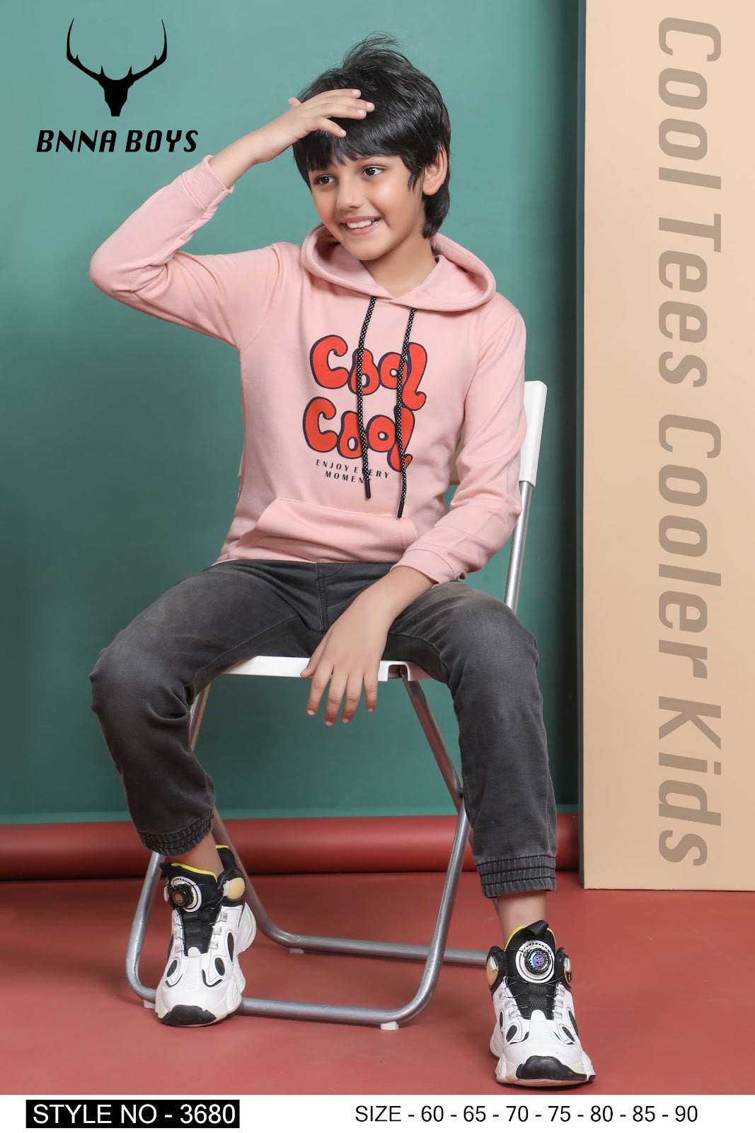 Hoodies Style No 3680 Bnna Loop Knit Boys Tshirt Wholesale Price