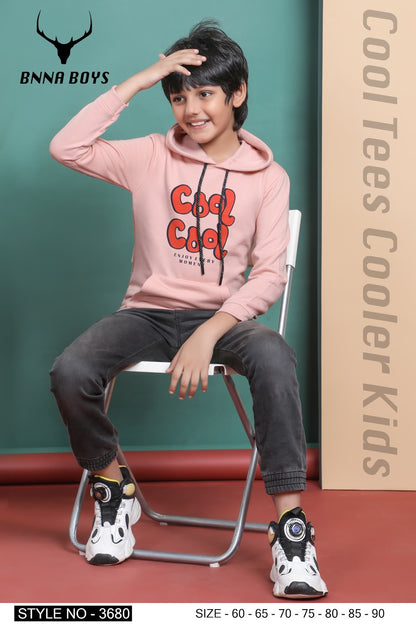 Hoodies Style No 3680 Bnna Loop Knit Boys Tshirt Wholesale Price