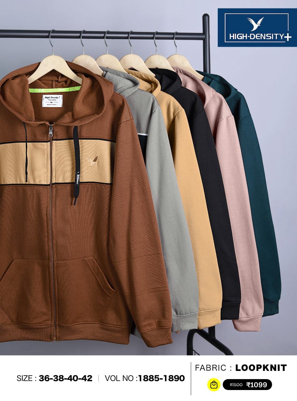 Hoodies Vol No 1890 Rib High Density Loop Net Mens Jacket Manufacturer