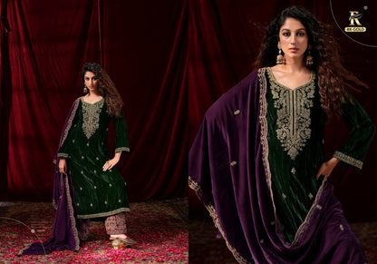 Hoor New Edition 2026 Rk Gold Crush Velvet Suits Supplier