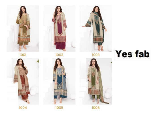 Hoor Yesfab Pant Style Suits Supplier India