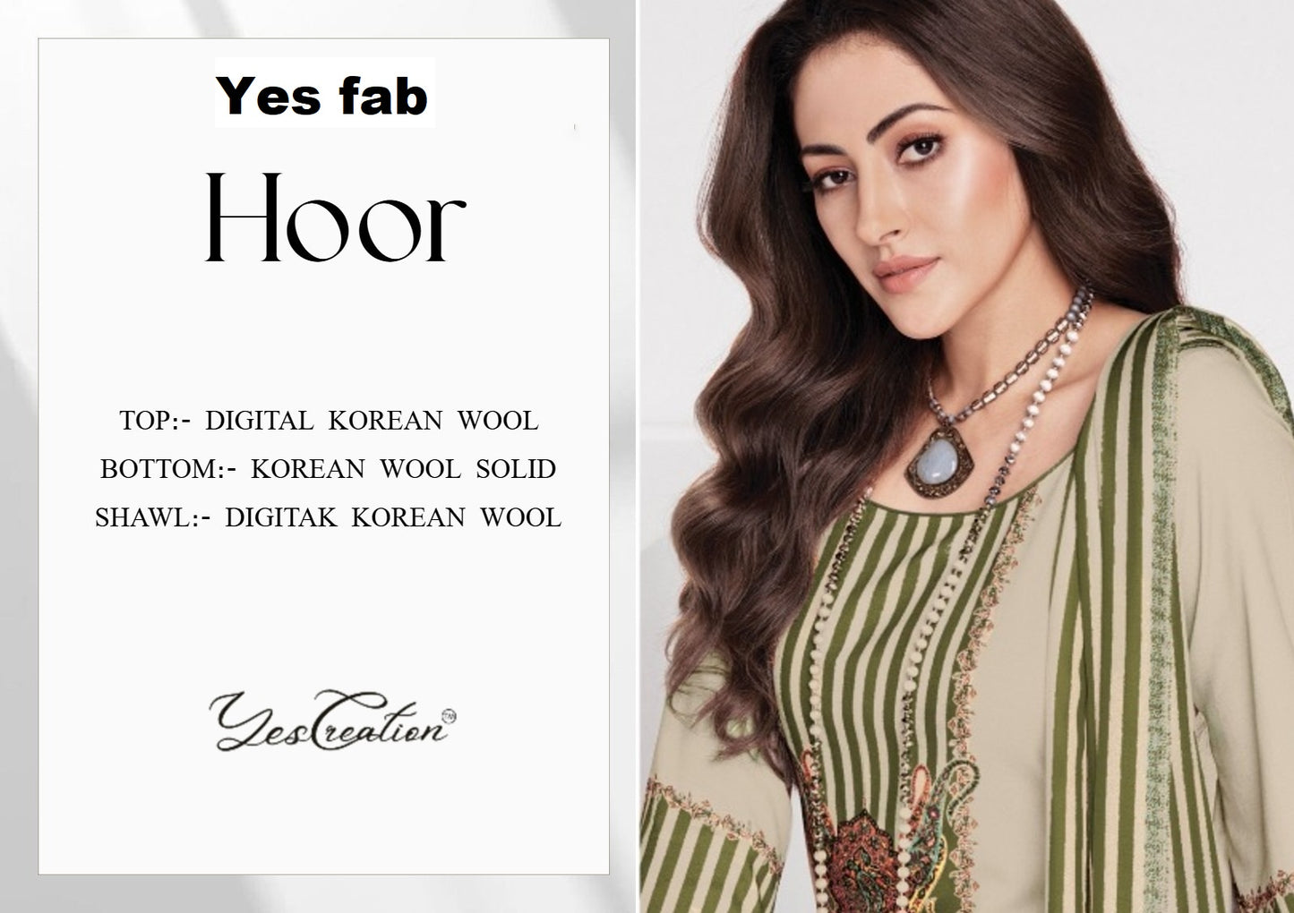 Hoor Yesfab Pant Style Suits Supplier India