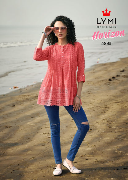 Horizon Lymi Georgette Fancy Tops Exporter