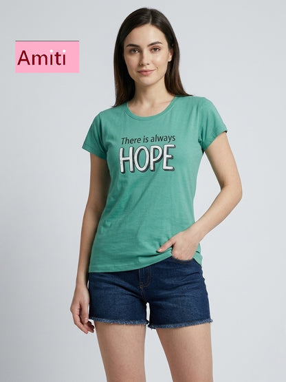 Hosiery Cotton 2104 Amiti Women Tshirt Wholesale