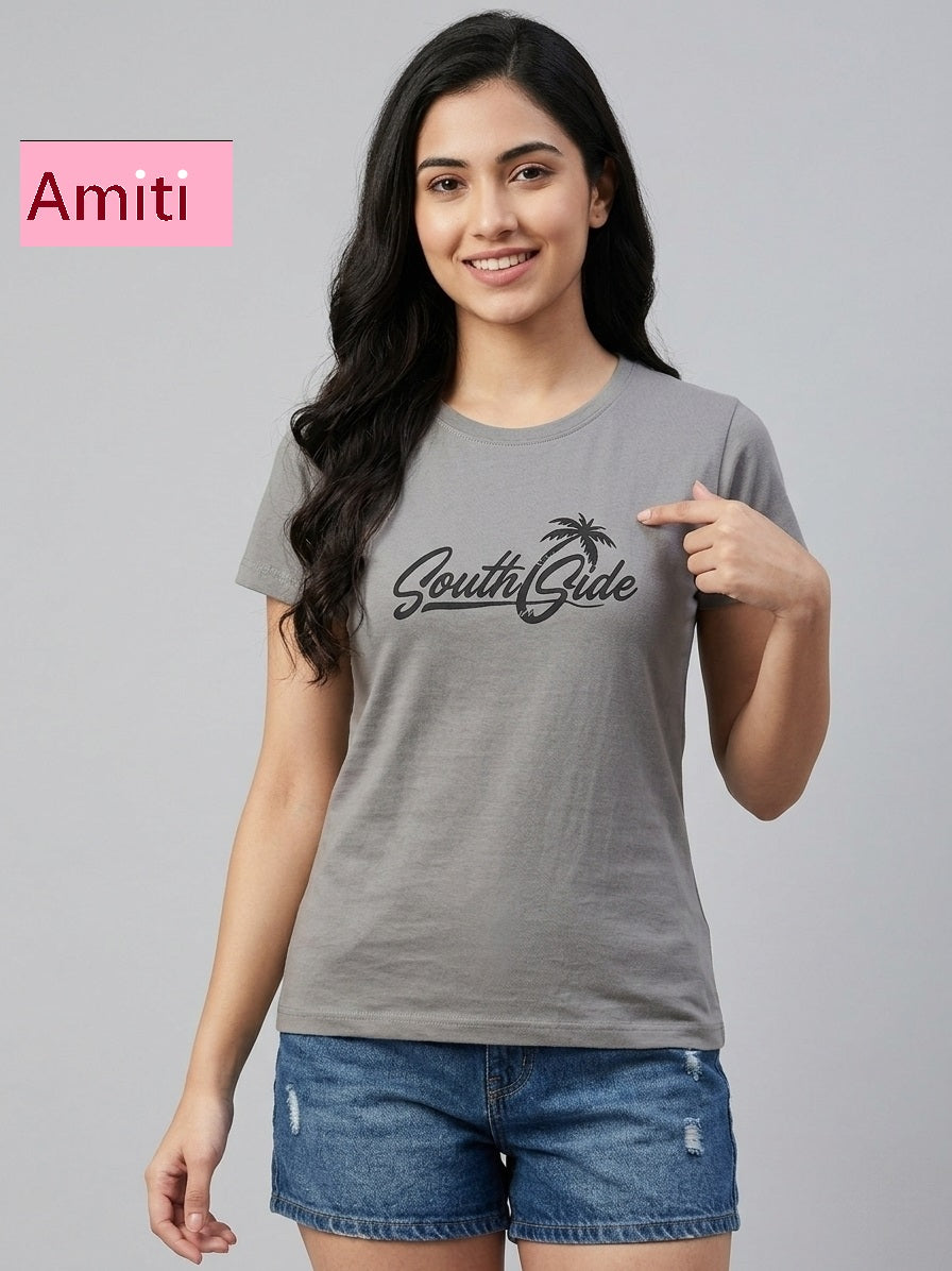 Hosiery Cotton 2104 Amiti Women Tshirt Wholesale