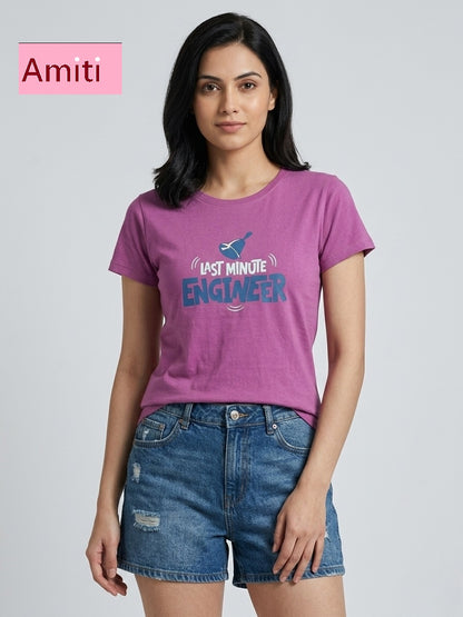 Hosiery Cotton 2104 Amiti Women Tshirt Wholesale