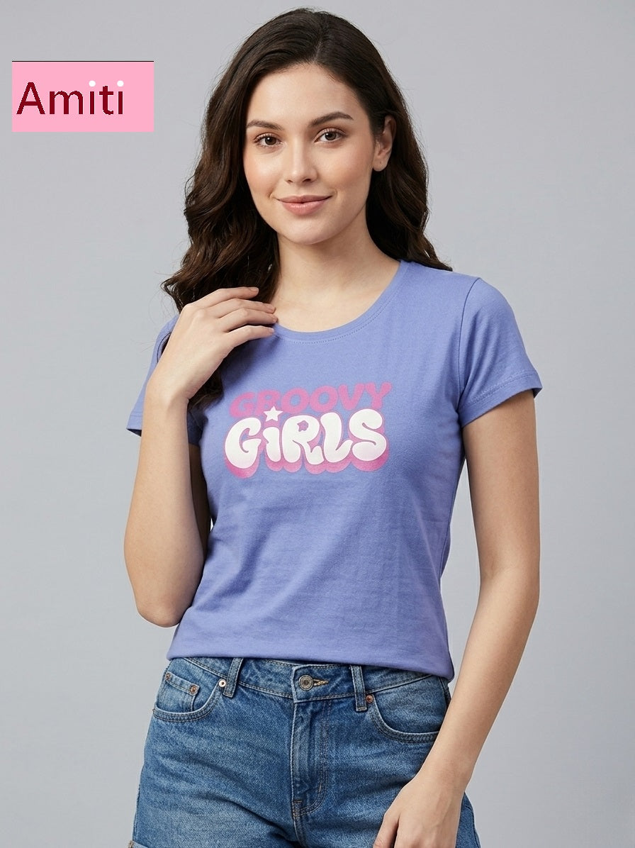 Hosiery Cotton 2104 Amiti Women Tshirt Wholesale