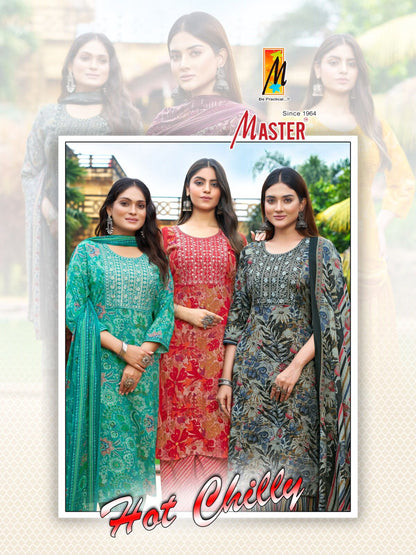 Hot Chilly Master Capsule Readymade Pant Style Suits Wholesaler