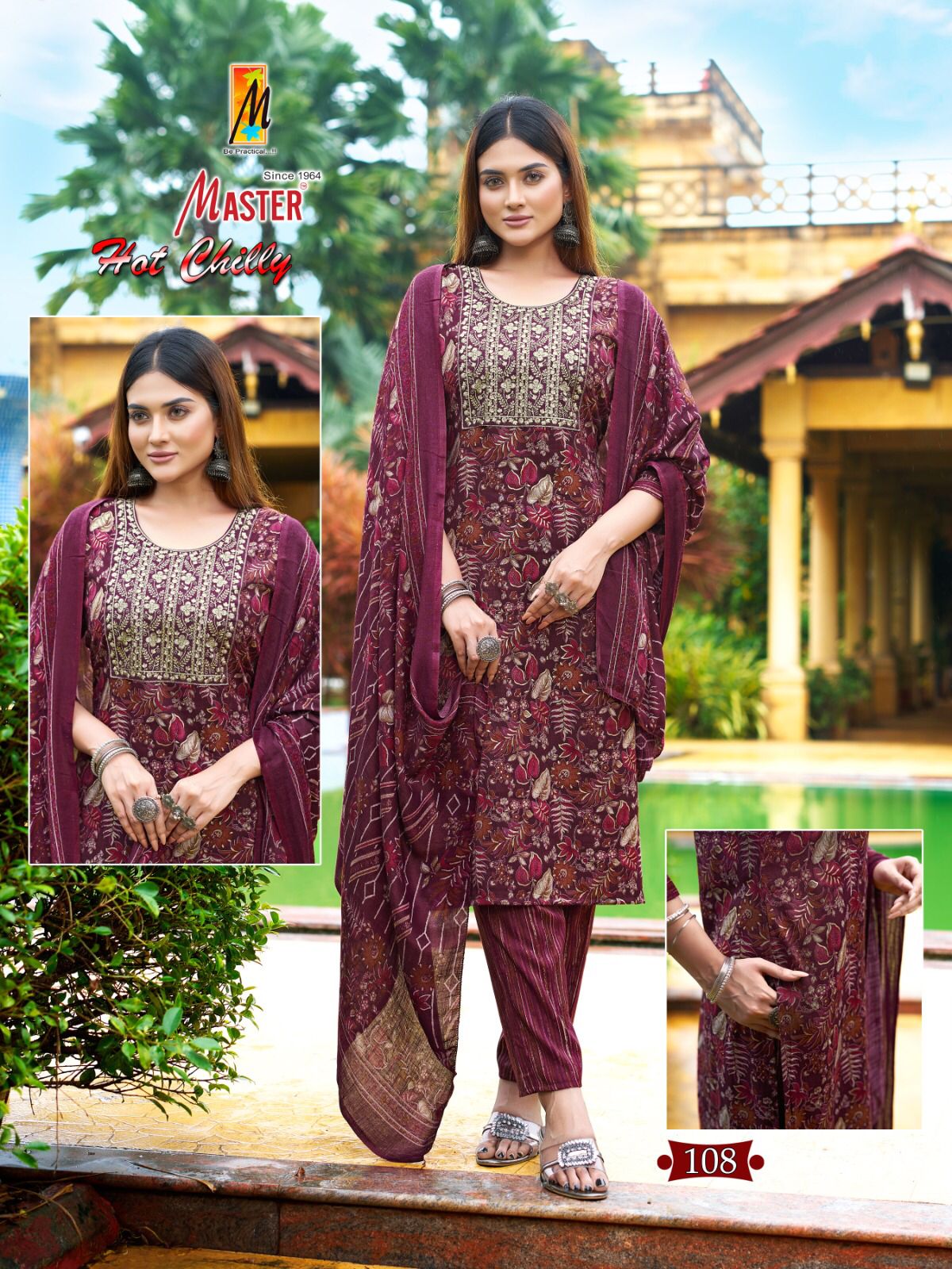 Hot Chilly Master Capsule Readymade Pant Style Suits Wholesaler