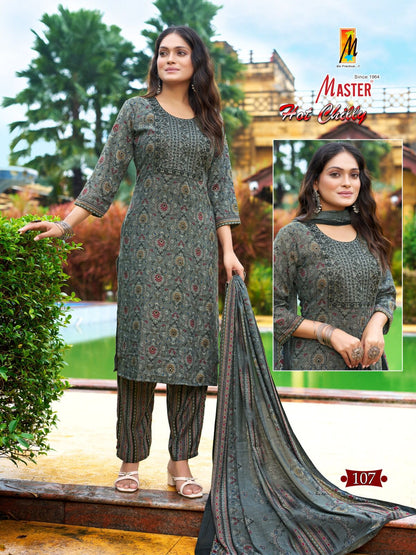 Hot Chilly Master Capsule Readymade Pant Style Suits Wholesaler
