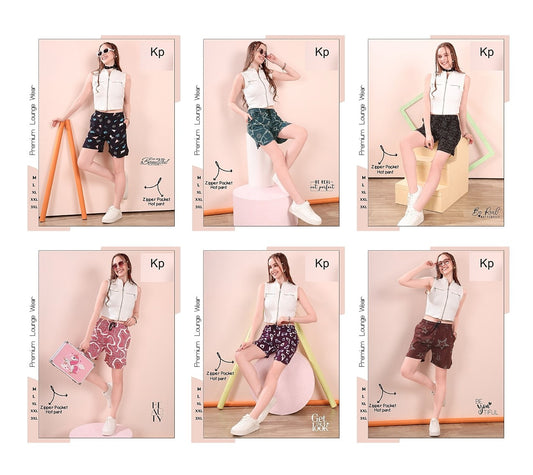 Hot Print Kp Sinker Women Shorts Wholesale Rate