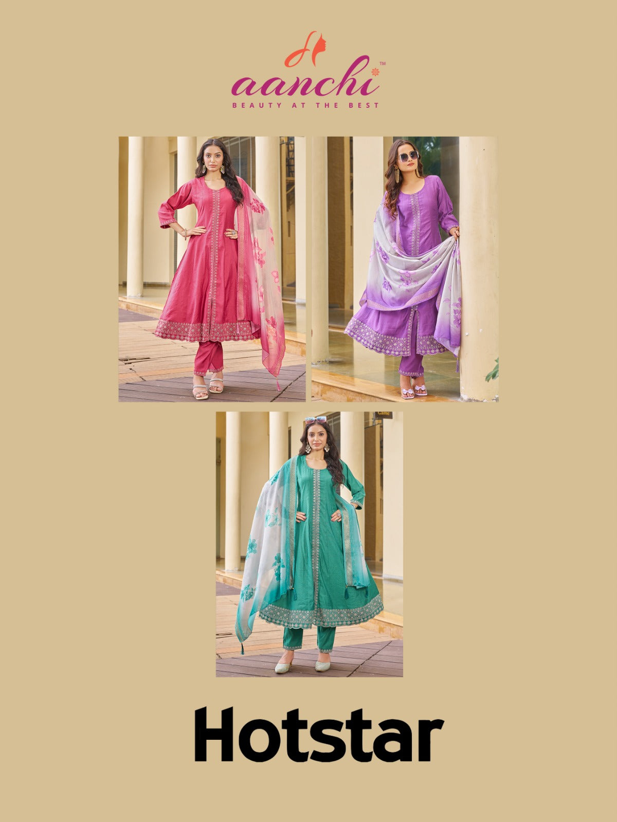 Hotstar Aanchi Vatican Readymade Pant Style Suits Exporter