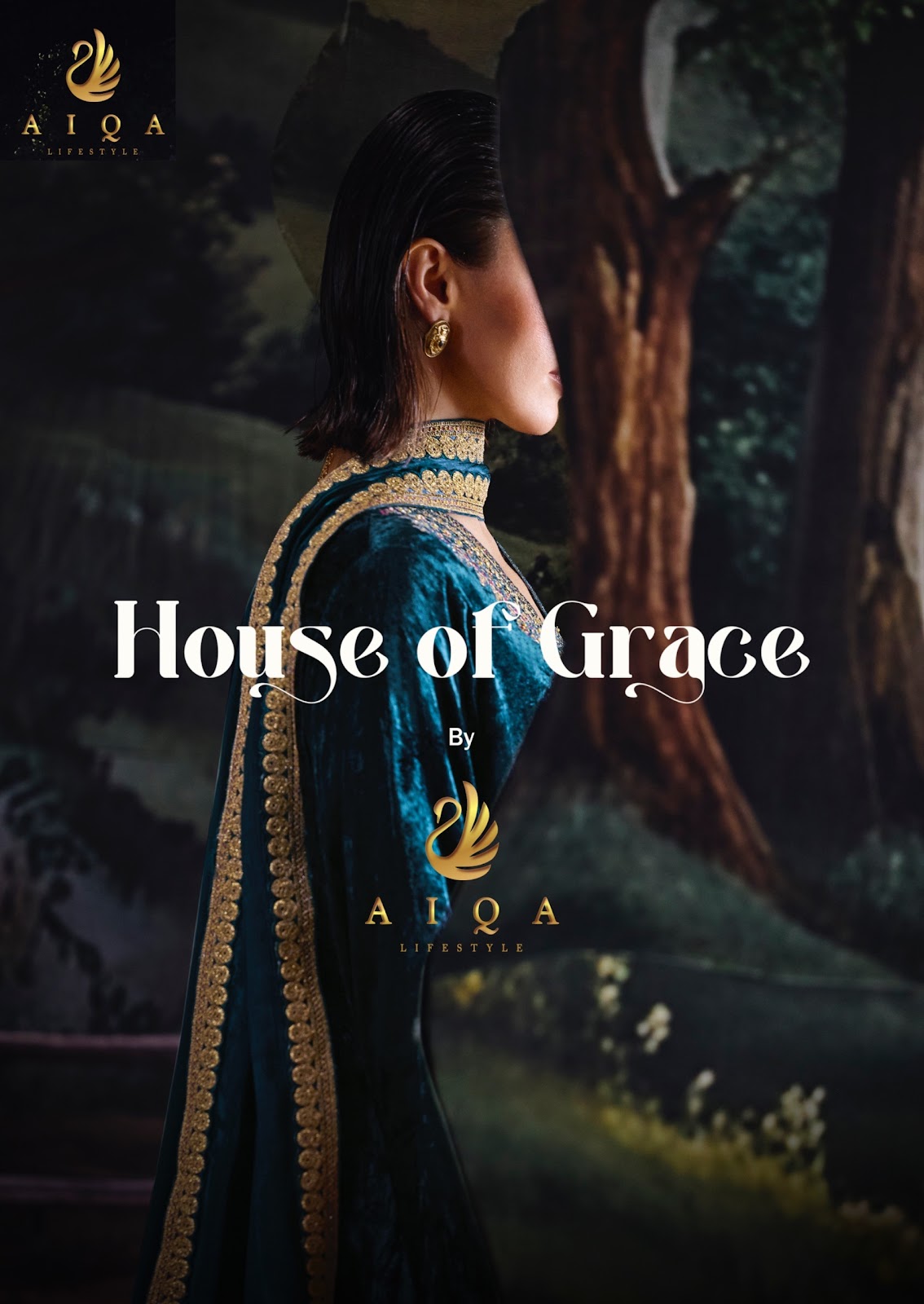 House Of Grace Aiqa Viscose Velvet Suits Supplier India
