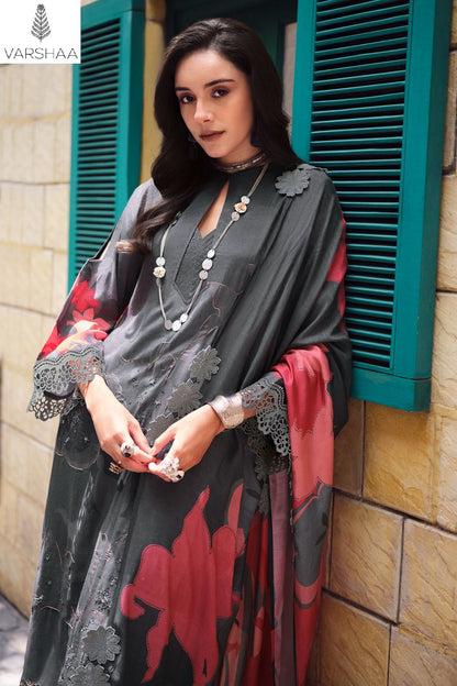 House Of Tulips Varshaa Viscose Muslin Pant Style Suits Supplier Ahmedabad