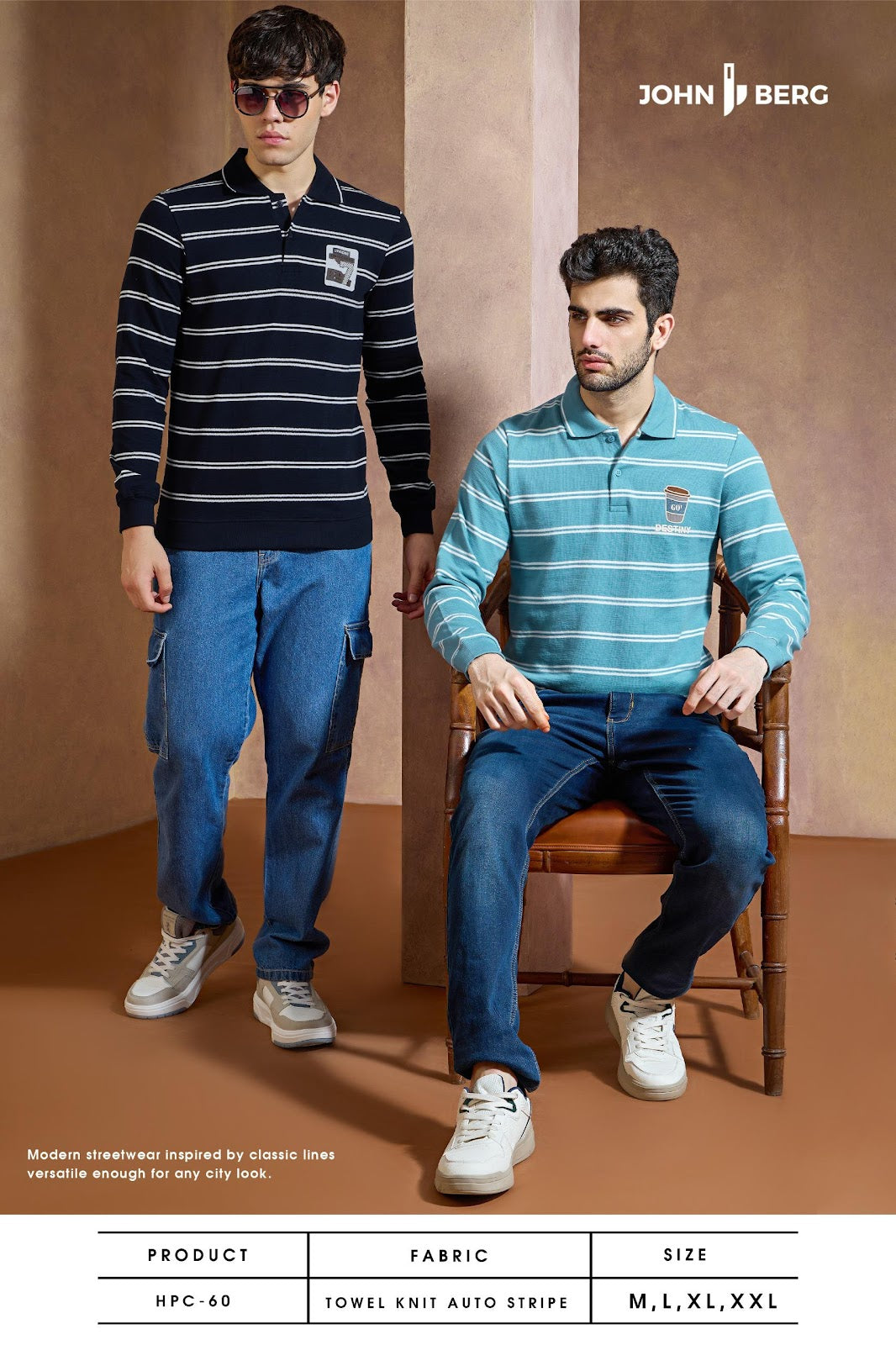 Hpc 60 John Berg Knit Mens Tshirts Exporter Ahmedabad