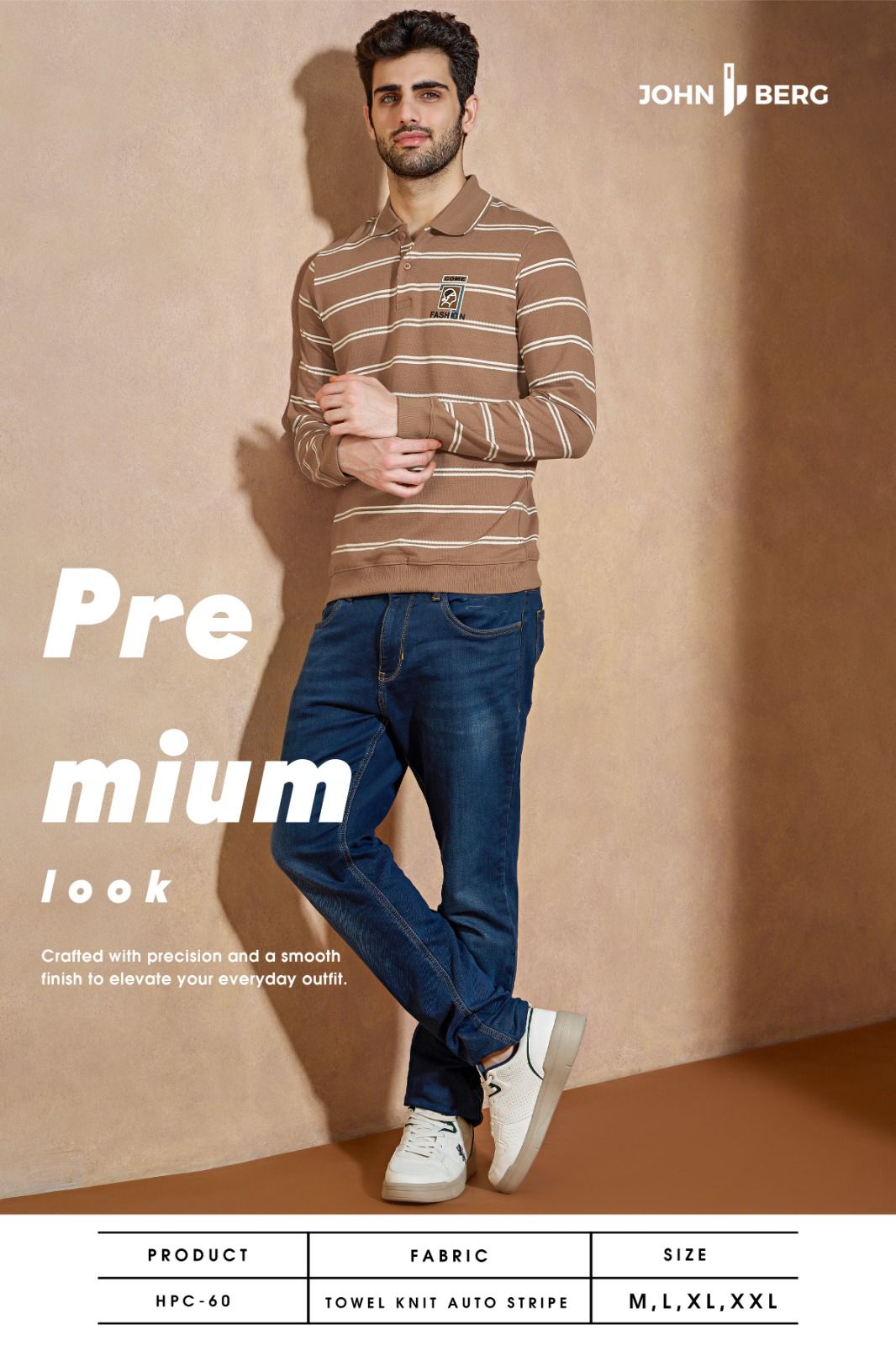 Hpc 60 John Berg Knit Mens Tshirts Exporter Ahmedabad