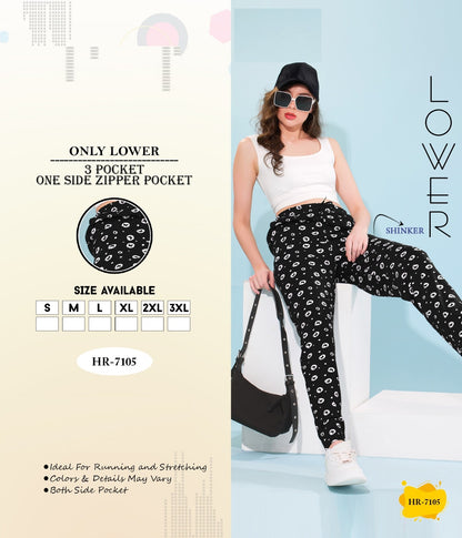 Hr 7105 Mnt Sinker Women Night Lower Exporter Ahmedabad