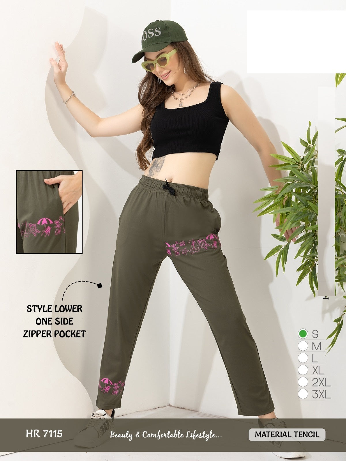 Hr 7115 Mnt Tencil Women Night Lower Wholesale Rate