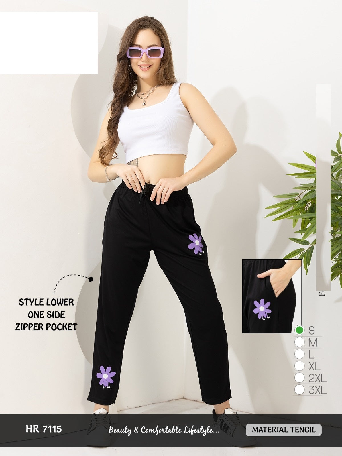 Hr 7115 Mnt Tencil Women Night Lower Wholesale Rate