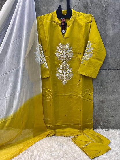 Hf-78Abcd Hoor Tex Viscose Silk Pakistani Readymade Suits Exporter Gujarat