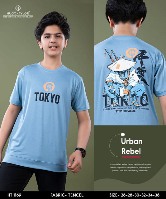 Ht 1169 Hugo Tylor Imported Boys Tshirt Wholesaler India