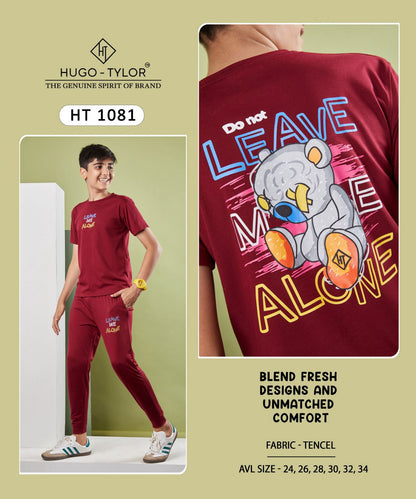 Ht 1081 Hugo Tylor Tencil Lycra Boys Pant Set Wholesaler