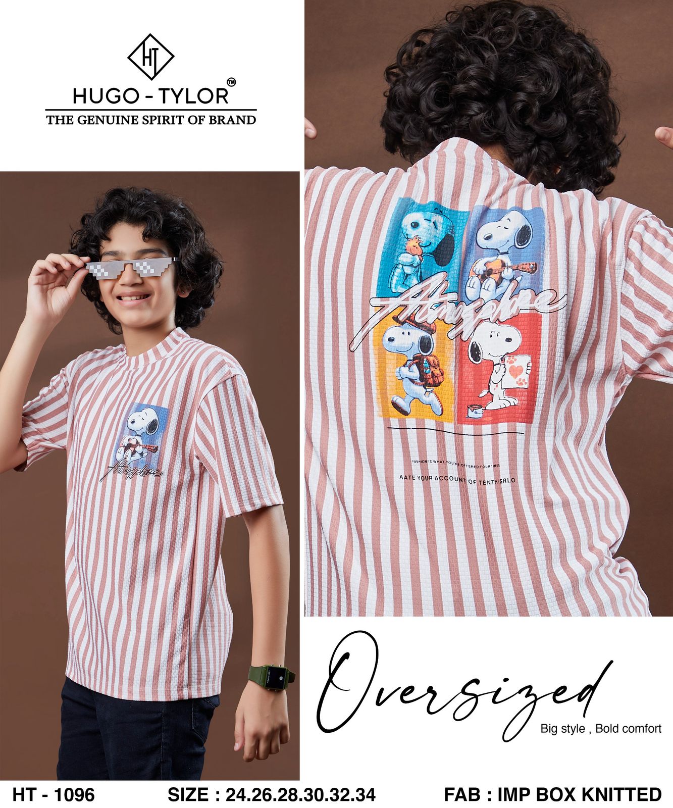 Ht 1096 Hugo Tylor Imported Boys Tshirt Exporter India