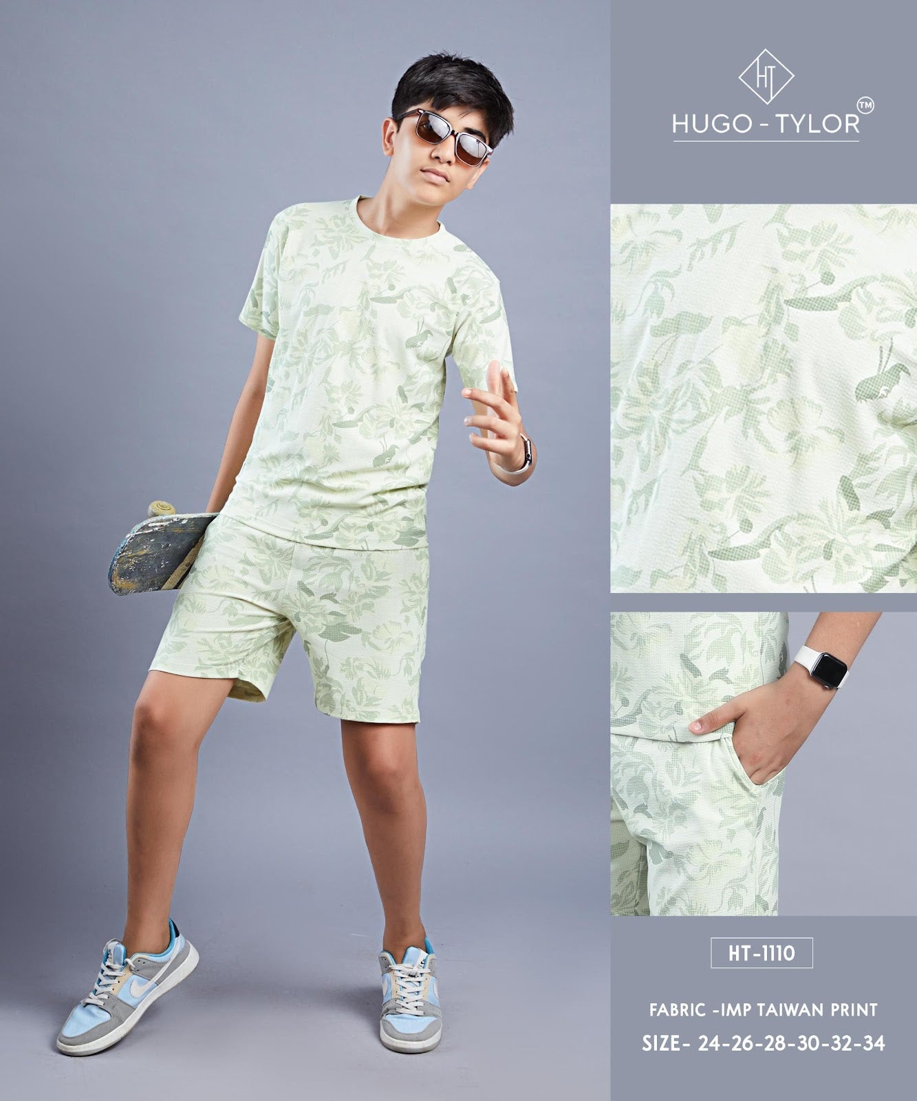 Ht 1110 Hugo Tylor Imported Boys Co Ord Set Supplier Gujarat