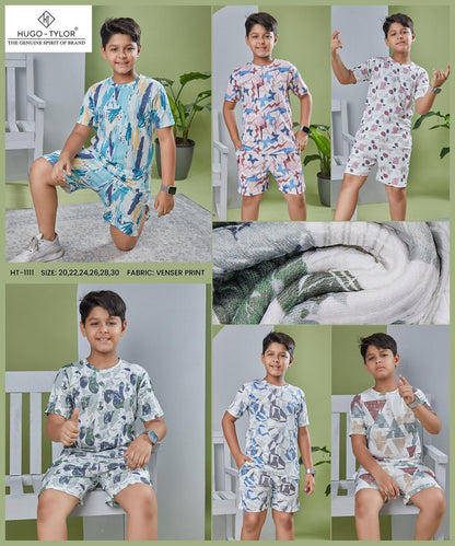 Ht 1111 Hugo Tylor Imported Boys Co Ord Set Manufacturer Ahmedabad