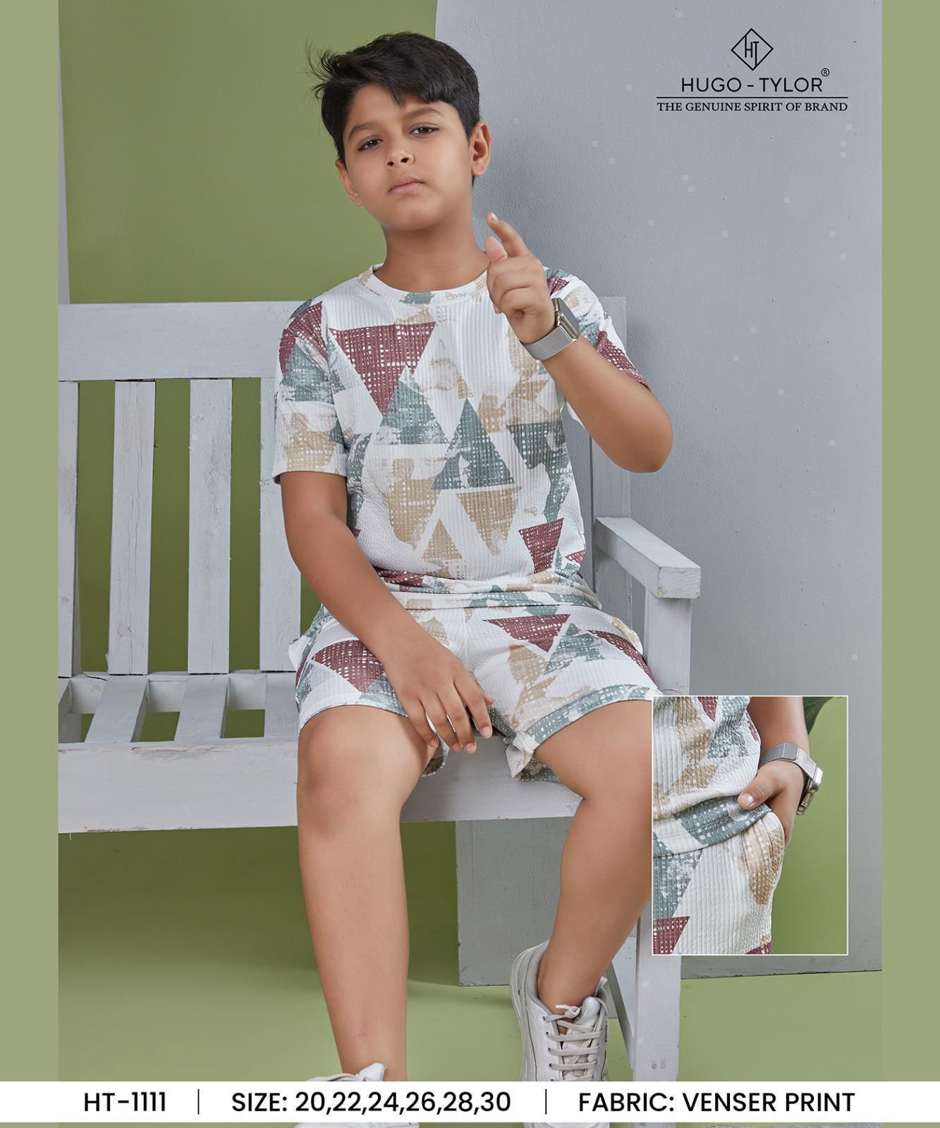 Ht 1111 Hugo Tylor Imported Boys Co Ord Set Manufacturer Ahmedabad
