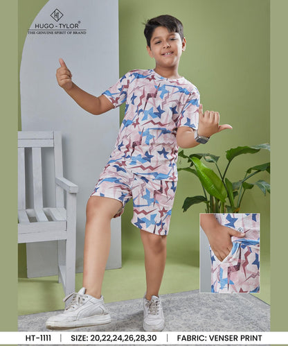 Ht 1111 Hugo Tylor Imported Boys Co Ord Set Manufacturer Ahmedabad