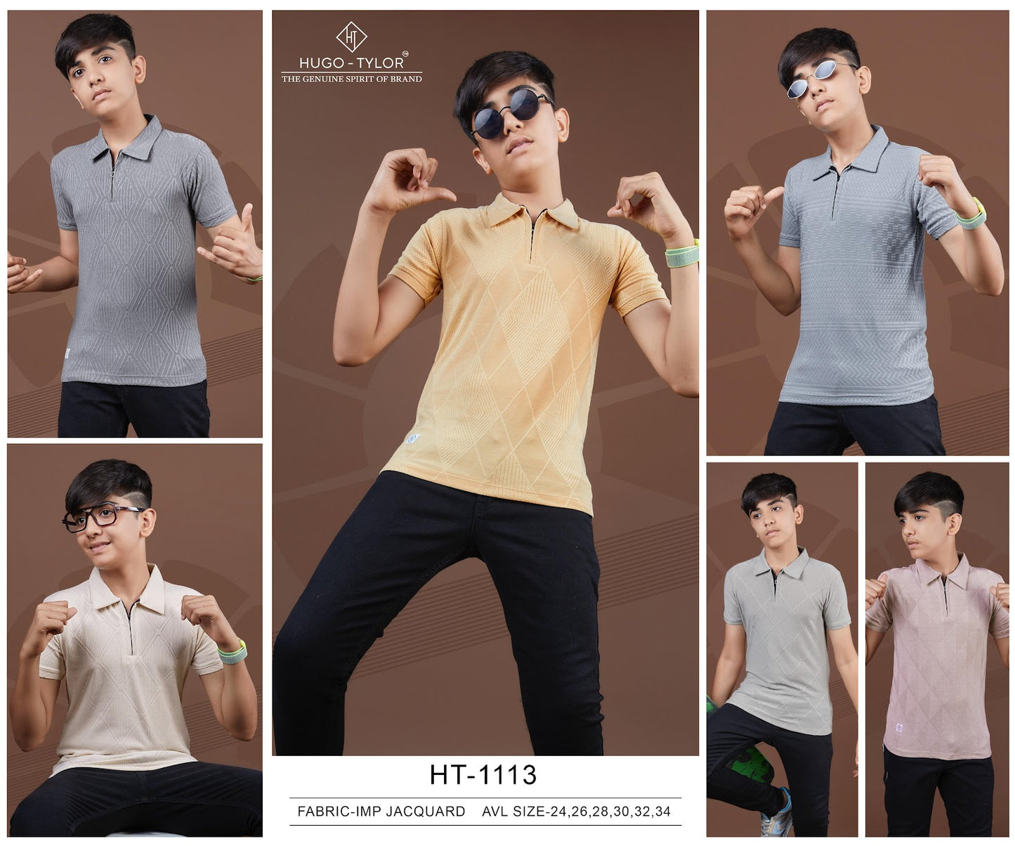 Ht 1113 Hugo Tylor Imported Boys Tshirt Supplier Ahmedabad