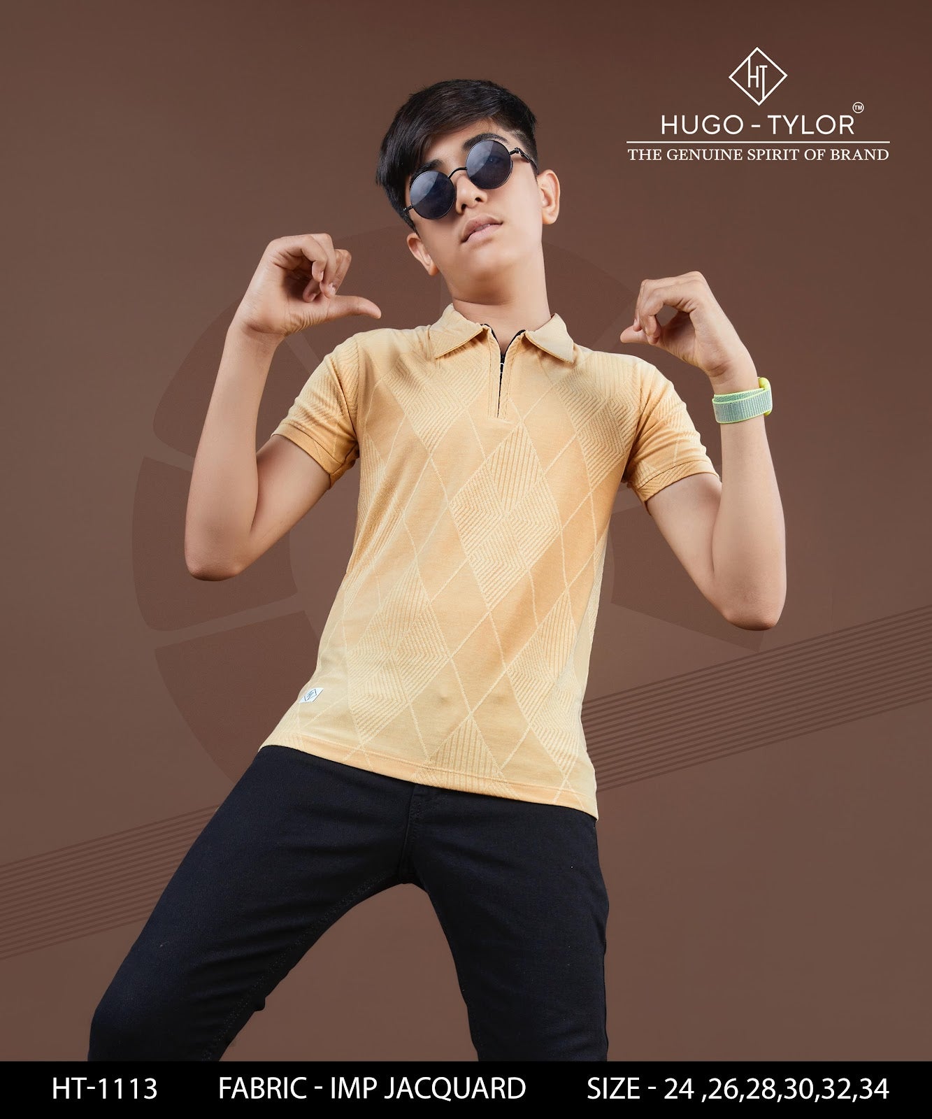 Ht 1113 Hugo Tylor Imported Boys Tshirt Supplier Ahmedabad
