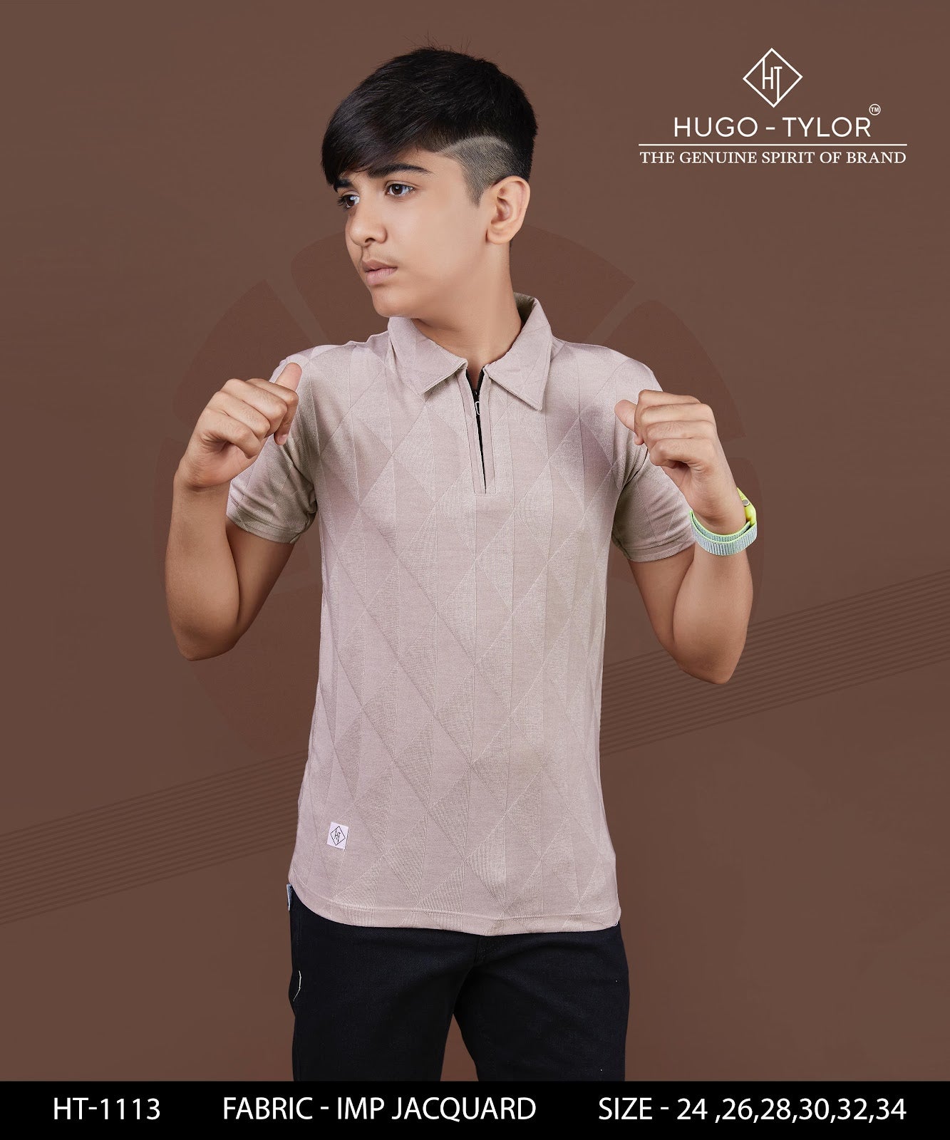 Ht 1113 Hugo Tylor Imported Boys Tshirt Supplier Ahmedabad