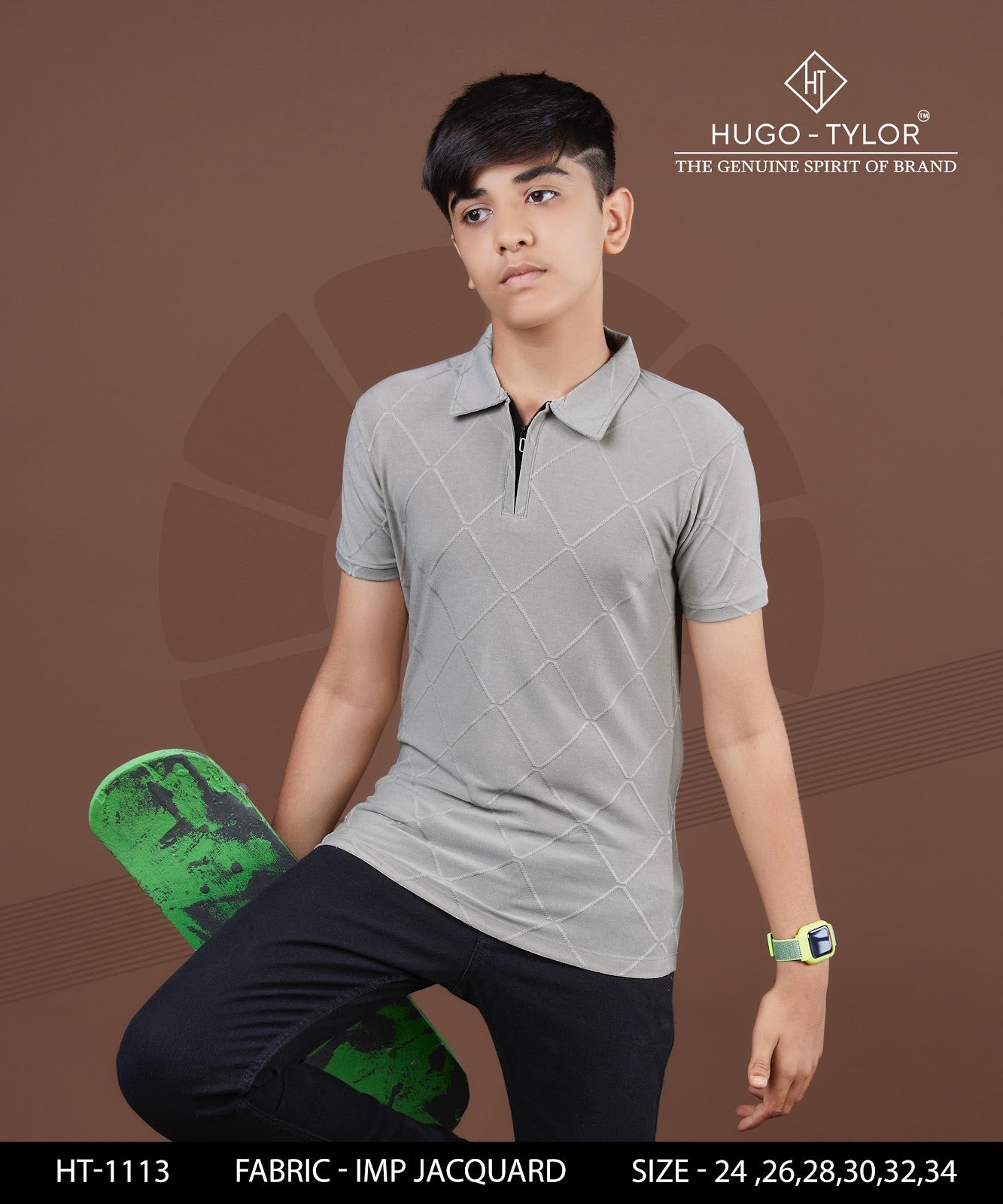 Ht 1113 Hugo Tylor Imported Boys Tshirt Supplier Ahmedabad
