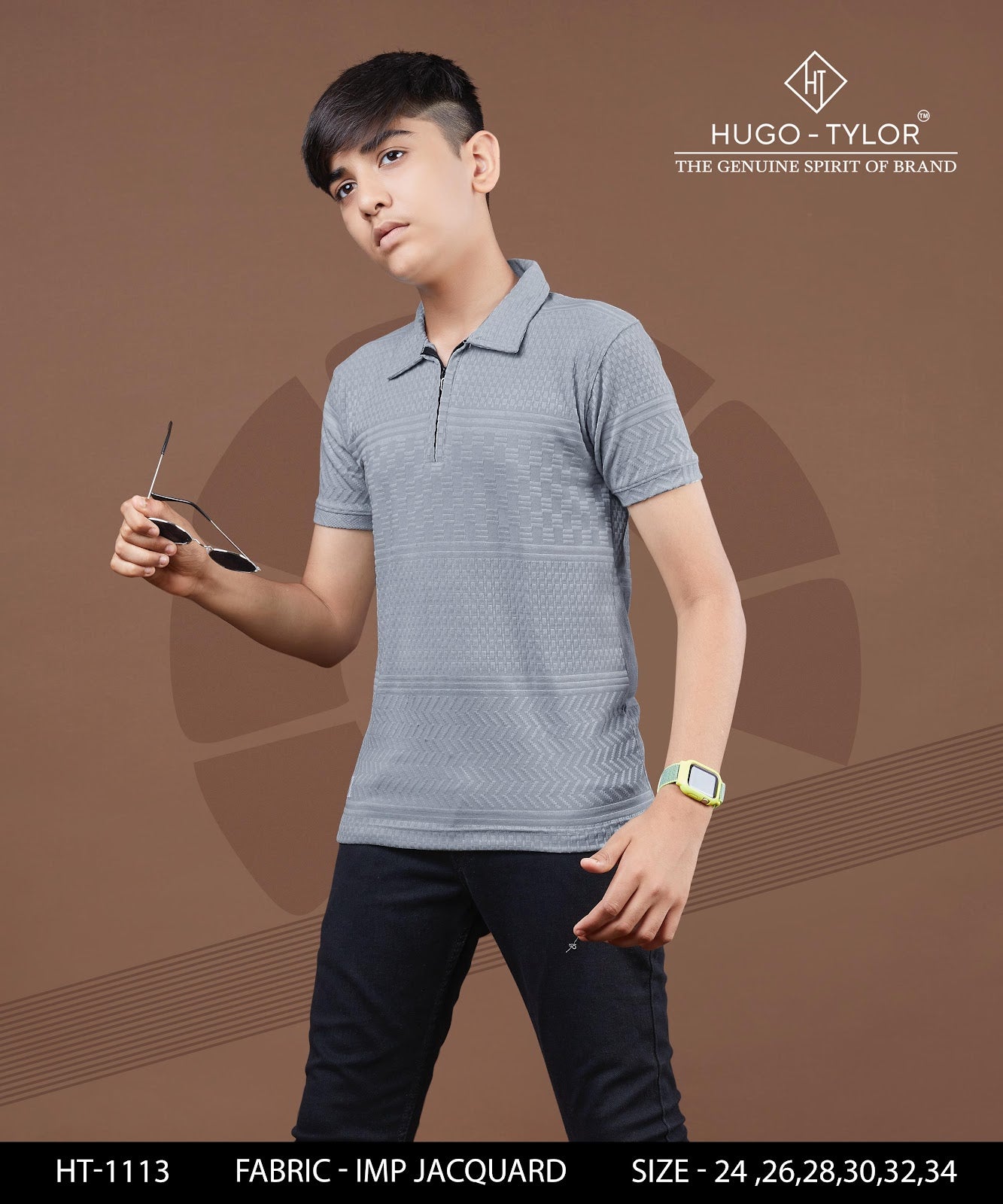 Ht 1113 Hugo Tylor Imported Boys Tshirt Supplier Ahmedabad