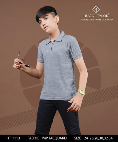 Ht 1113 Hugo Tylor Imported Boys Tshirt Supplier Ahmedabad