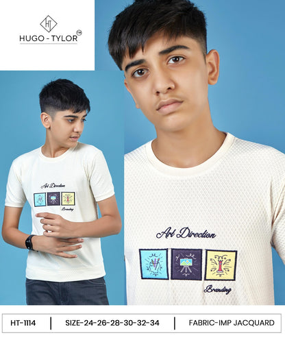 Ht 1114 Hugo Tylor Imported Boys Tshirt Supplier Ahmedabad