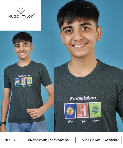 Ht 1114 Hugo Tylor Imported Boys Tshirt Supplier Ahmedabad