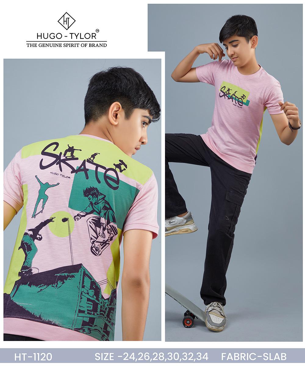 Ht 1120 Hugo Tylor Biowash Boys Tshirt Supplier India