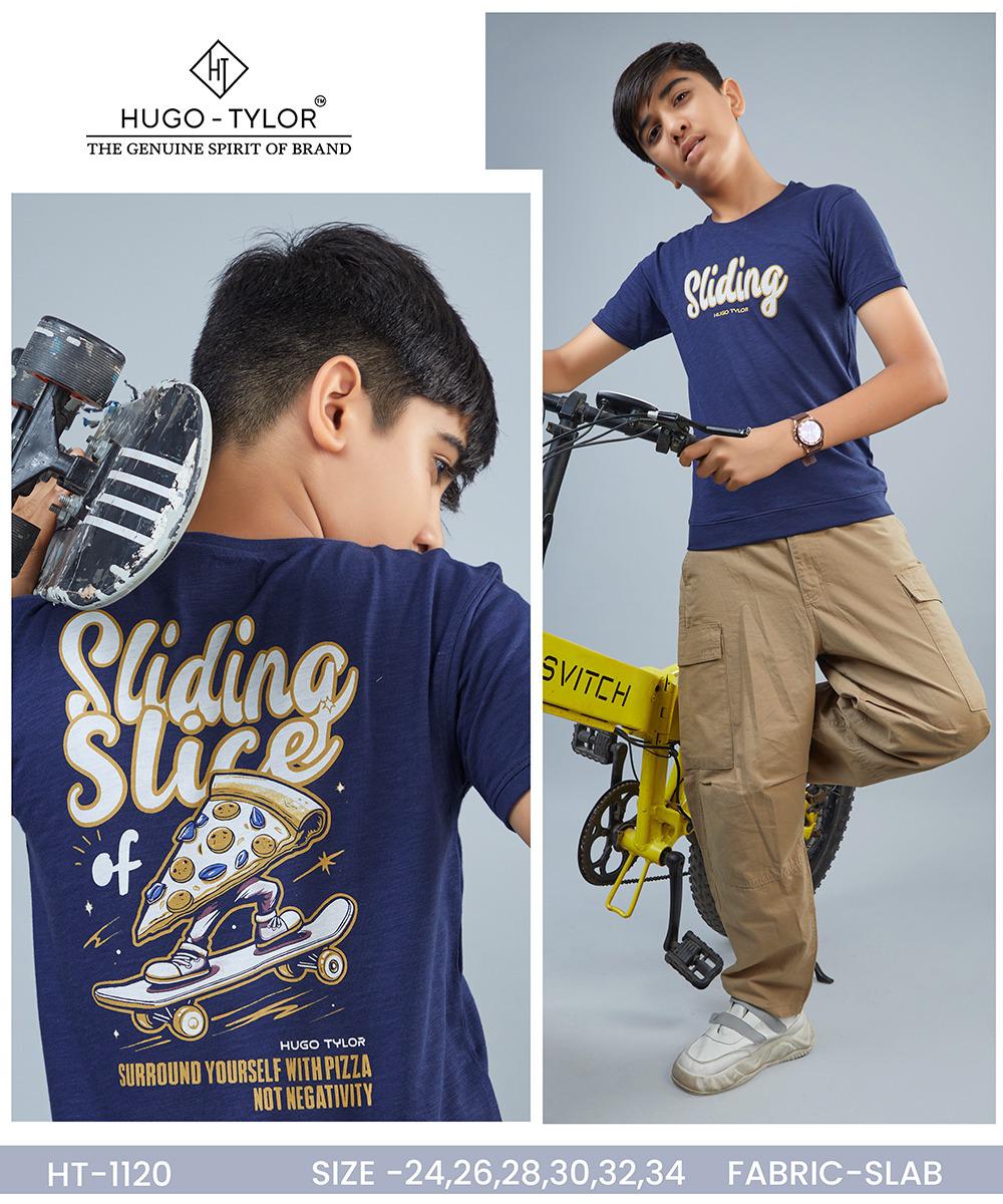 Ht 1120 Hugo Tylor Biowash Boys Tshirt Supplier India