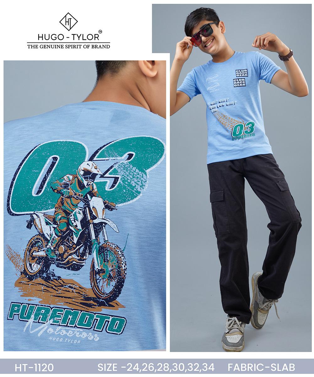 Ht 1120 Hugo Tylor Biowash Boys Tshirt Supplier India