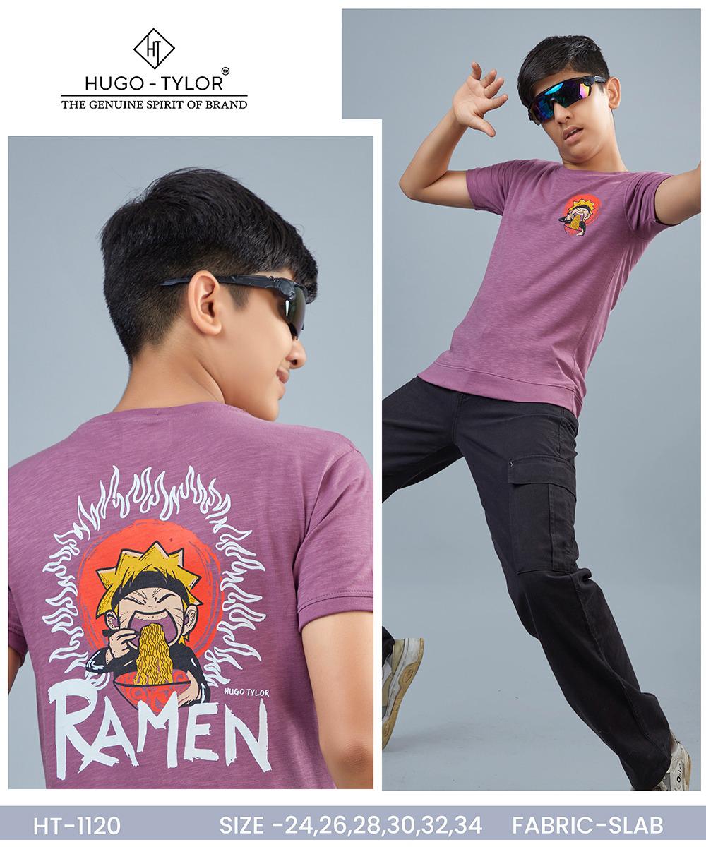 Ht 1120 Hugo Tylor Biowash Boys Tshirt Supplier India