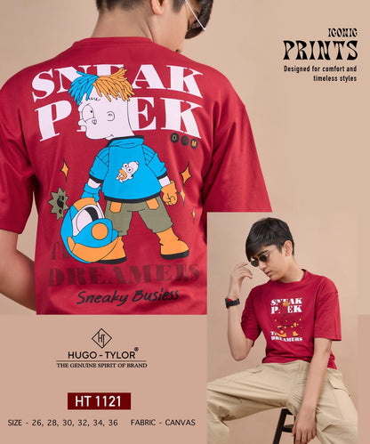 Ht 1121 Hugo Tylor Imported Boys Tshirt Supplier Gujarat