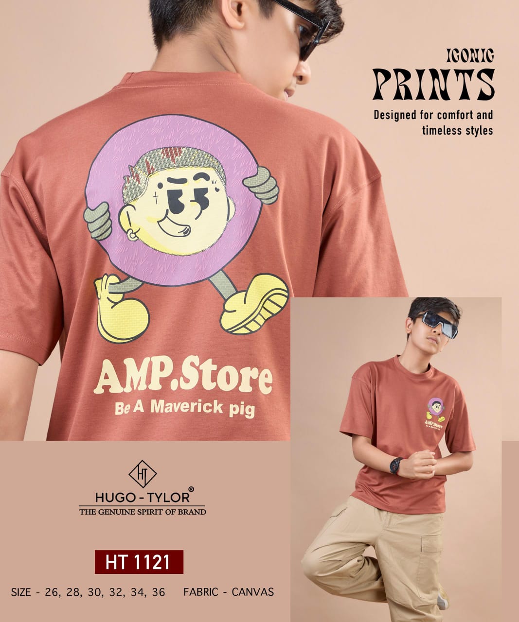 Ht 1121 Hugo Tylor Imported Boys Tshirt Supplier Gujarat