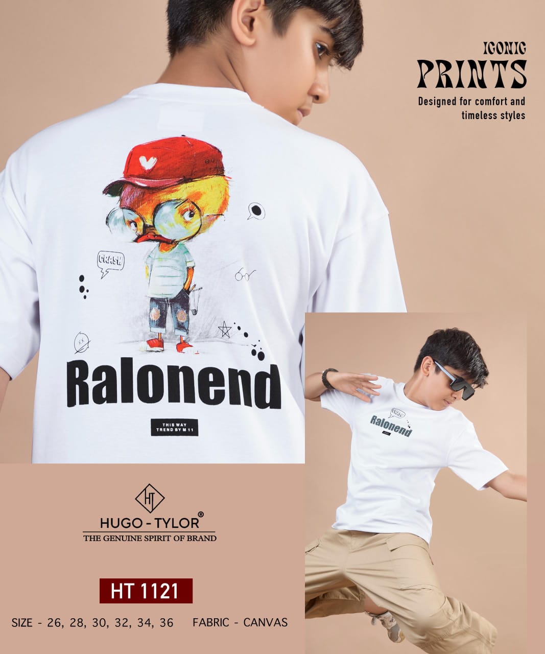 Ht 1121 Hugo Tylor Imported Boys Tshirt Supplier Gujarat