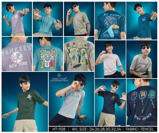 Ht 1128 Hugo Tylor Tencel Boys Tshirt Supplier Ahmedabad