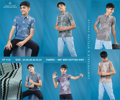 Ht 1131 Hugo Tylor Knit Boys Tshirt Manufacturer Ahmedabad
