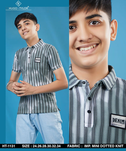 Ht 1131 Hugo Tylor Knit Boys Tshirt Manufacturer Ahmedabad