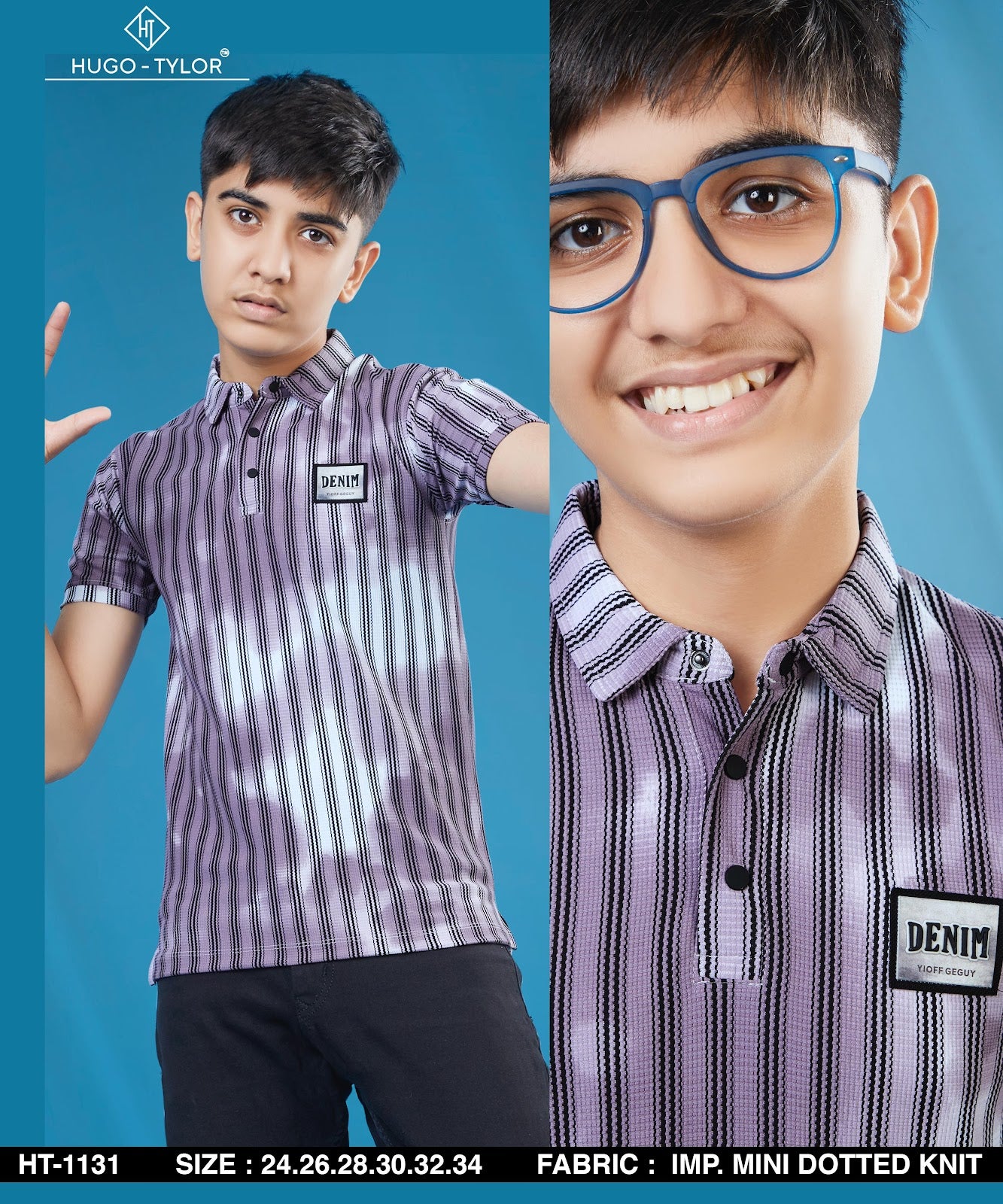 Ht 1131 Hugo Tylor Knit Boys Tshirt Manufacturer Ahmedabad